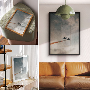 Poster na stenu Letecká akrobacia