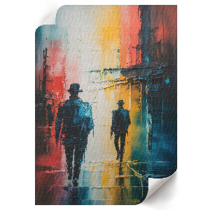 Plagát do obývačky Mesto v noci