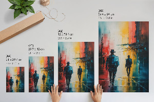 Plagát do obývačky Mesto v noci