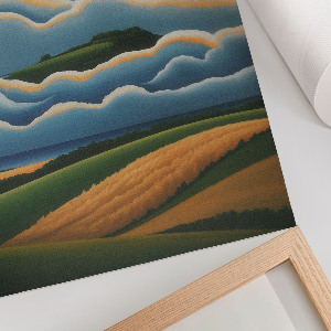 Plagát do obývačky Pastelová krajina