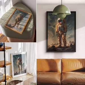 Plagát do izby Vesmírna cesta