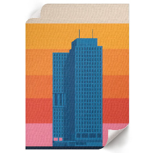 Poster na stenu Abstraktné mesto