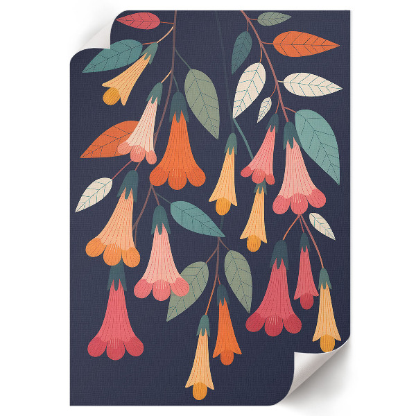 Plagát do obývačky Kvetinový vzor