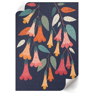 Plagát do obývačky Kvetinový vzor