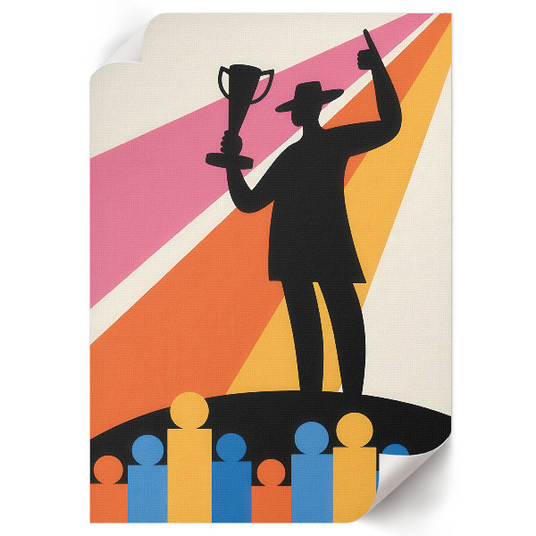 Plagát do izby Ilustrácia víťazstva