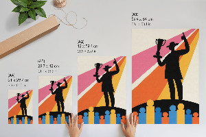 Plagát do izby Ilustrácia víťazstva