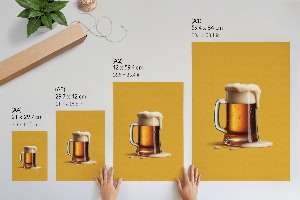 Poster na stenu Hrnček piva