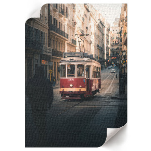 Retro plagát Mestská električka