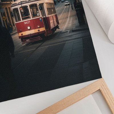 Retro plagát Mestská električka