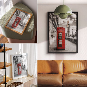 Plagát do obývačky Londýnsky stánok