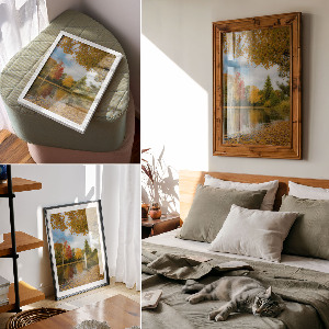 Poster na stenu Jesenné jazero