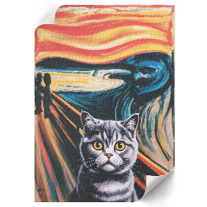 Plagát do izby Krik a mačka