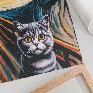 Plagát do izby Krik a mačka