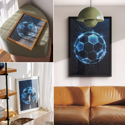 Poster na stenu Futuristická lopta