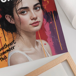 Plagát do obývačky Motivačný portrét