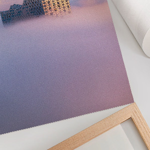 Plagát do obývačky Budovanie v oblakoch