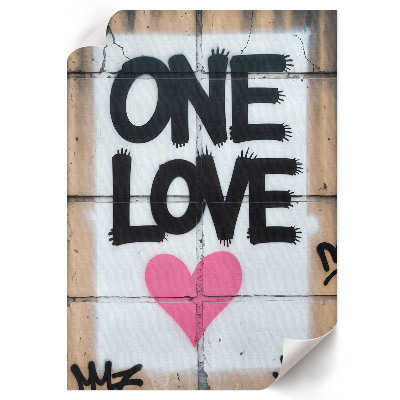 Poster na stenu Láska graffiti