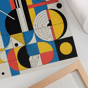 Poster na stenu Farebná geometria