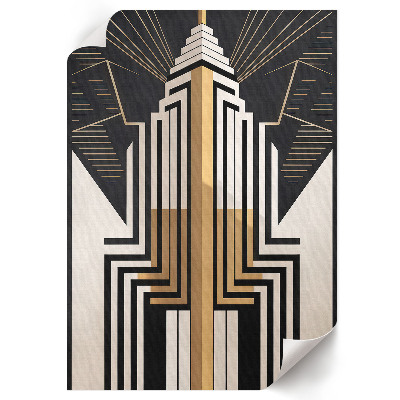 Retro plagát Art deco
