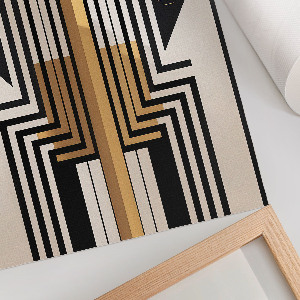 Retro plagát Art deco