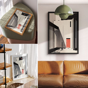 Plagát do izby Minimalizmus architektúry