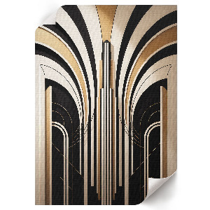 Plagát na stenu v štýle art deco