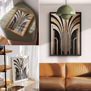 Poster na stenu Art deco