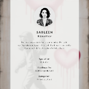 Poster na stenu Farebný portrét