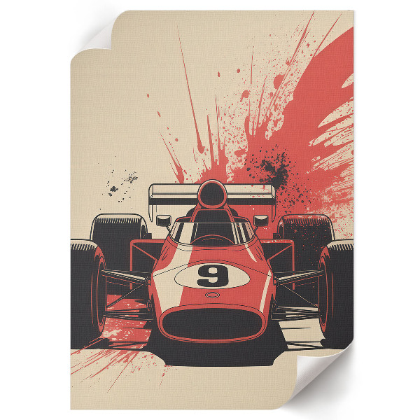 Poster na stenu Pretekárske emócie