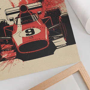 Poster na stenu Pretekárske emócie