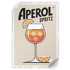 Retro plagát Aperol Spritz
