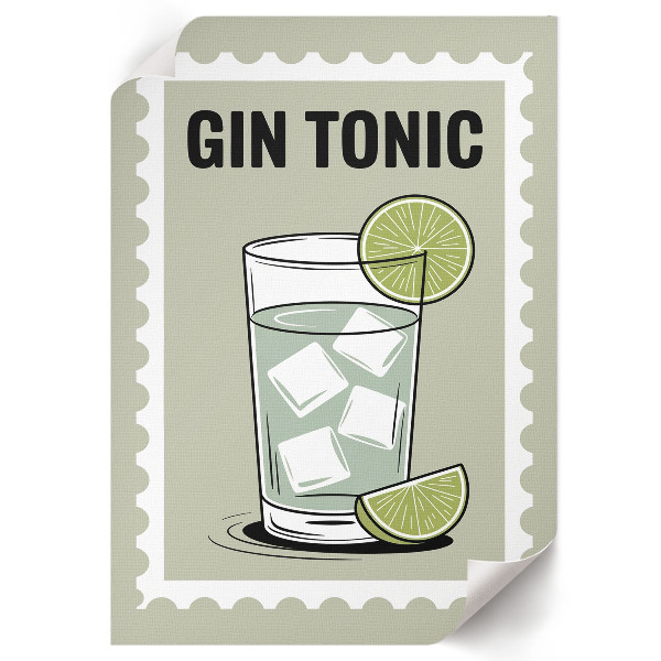 Plagát do obývačky Gin tonik