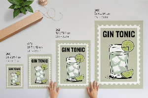 Plagát do obývačky Gin tonik