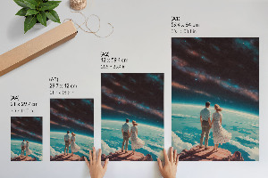 Plagát do obývačky Kozmická láska