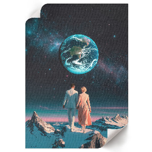 Plagát do izby Vesmírna prechádzka