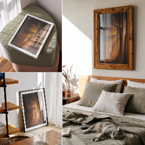 Plagát do obývačky Lesný úsvit