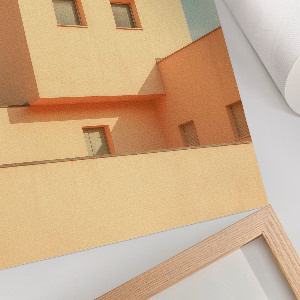 Retro plagát Moderná architektúra