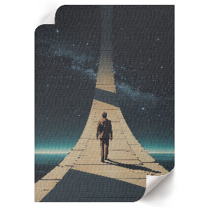 Plagát do obývačky Vesmírna cesta