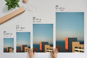 Retro plagát Mesto a more