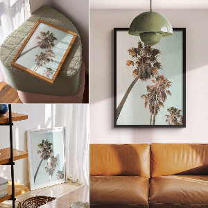 Plagát do obývačky Tropické palmy