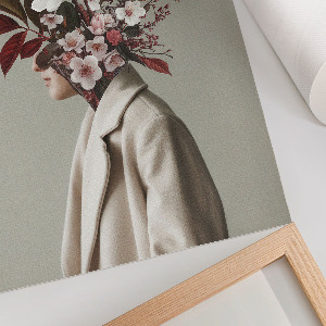 Retro plagát Kvetinová vízia