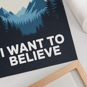 Plagát do obývačky Plagát s UFO