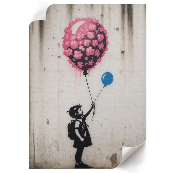 Poster na stenu Graffiti dieťa