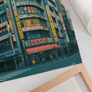 Retro plagát Mestská krajina