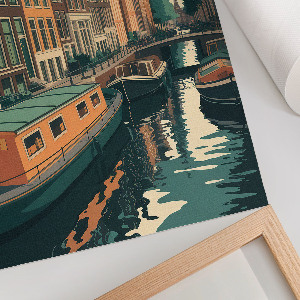 Poster na stenu Mestský kanál