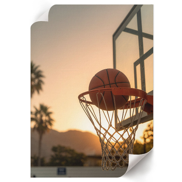 Plagát do obývačky Basketbalový zápas