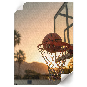 Plagát do obývačky Basketbalový zápas