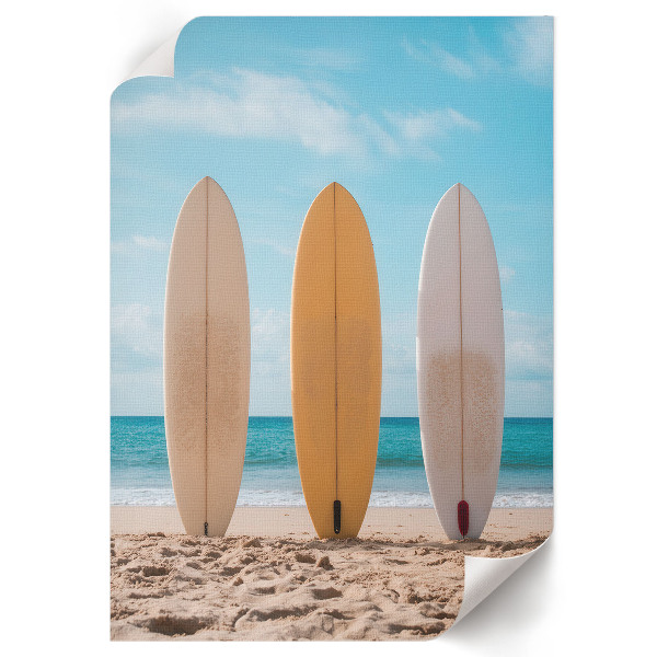 Plagát do izby Surfovacia pláž