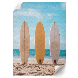 Plagát do izby Surfovacia pláž