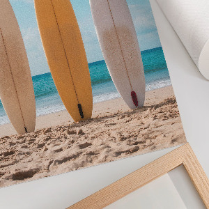 Plagát do izby Surfovacia pláž